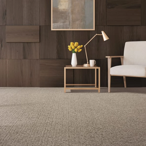 Modern carpeting installed in elegant sitting area